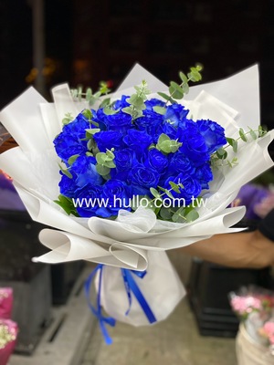 進口藍玫瑰花